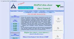 Desktop Screenshot of maple.com.tr