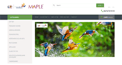 Desktop Screenshot of maple.co.in